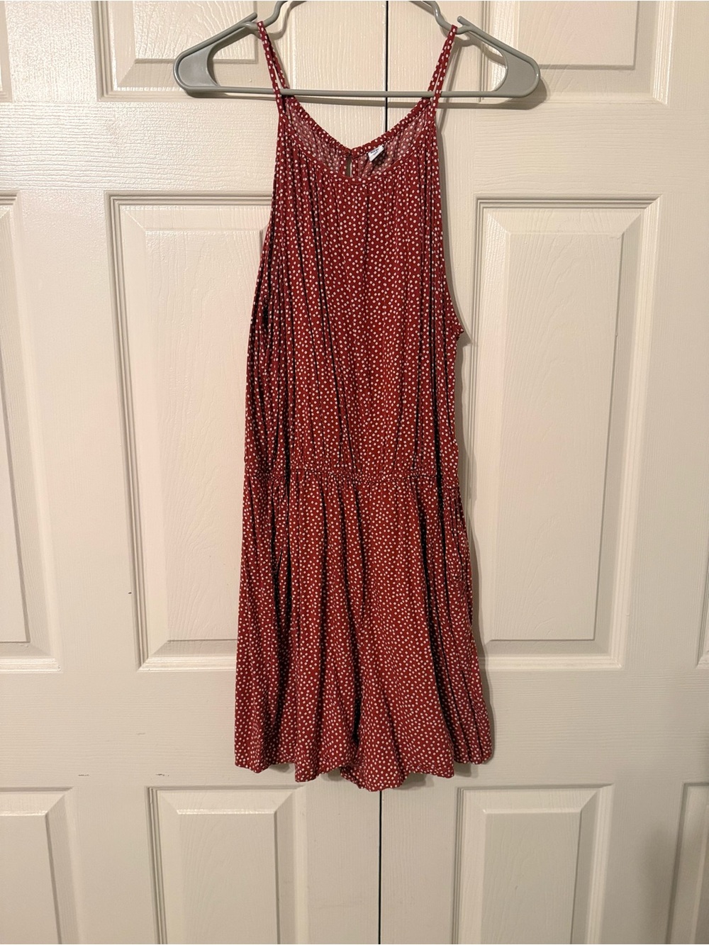 Polka Dot Sleeveless Romper